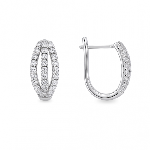 Silver earrings