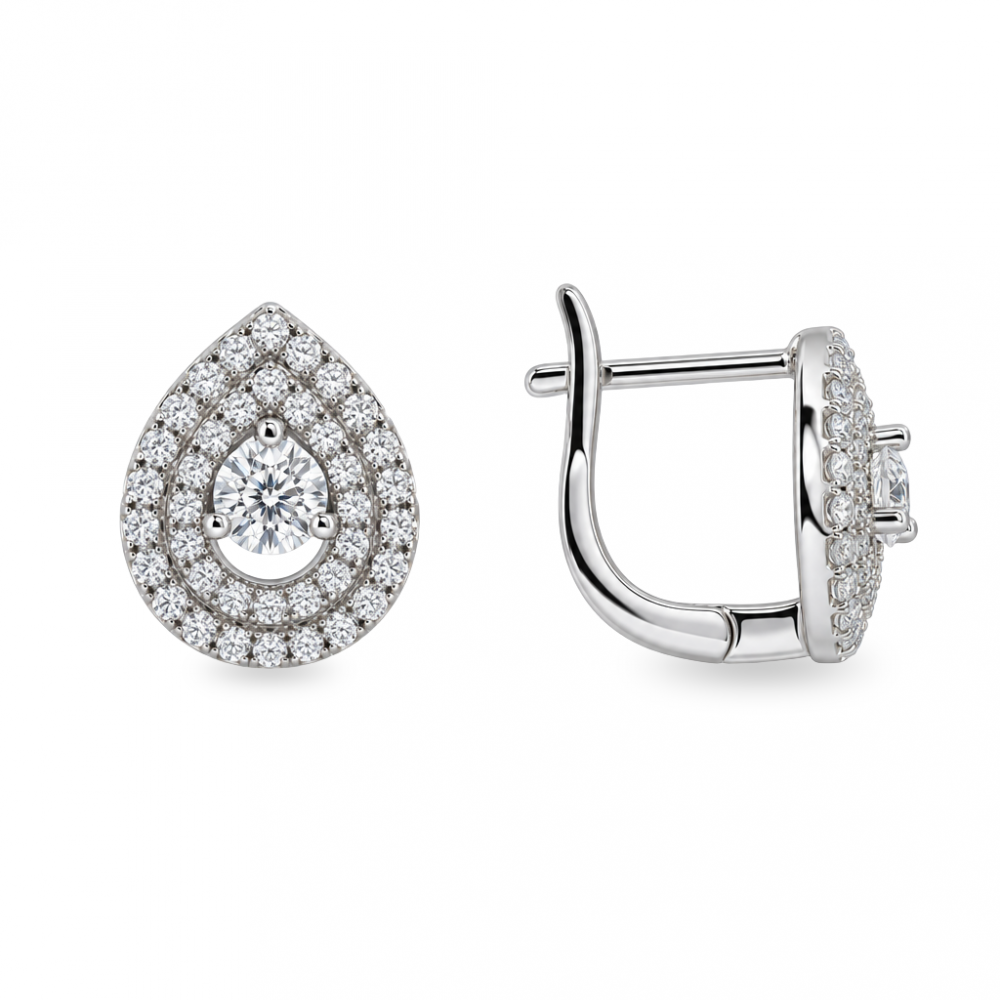 Silver earrings