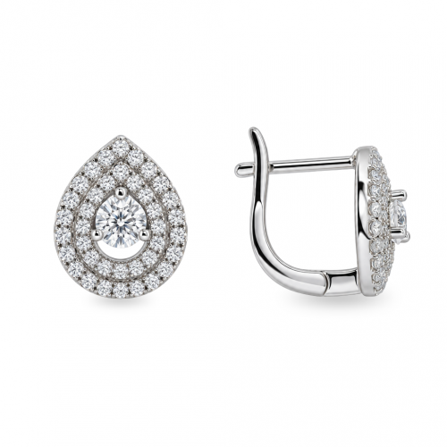 Silver earrings