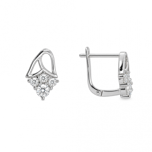 Silver earrings