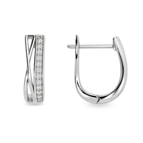 Silver earrings