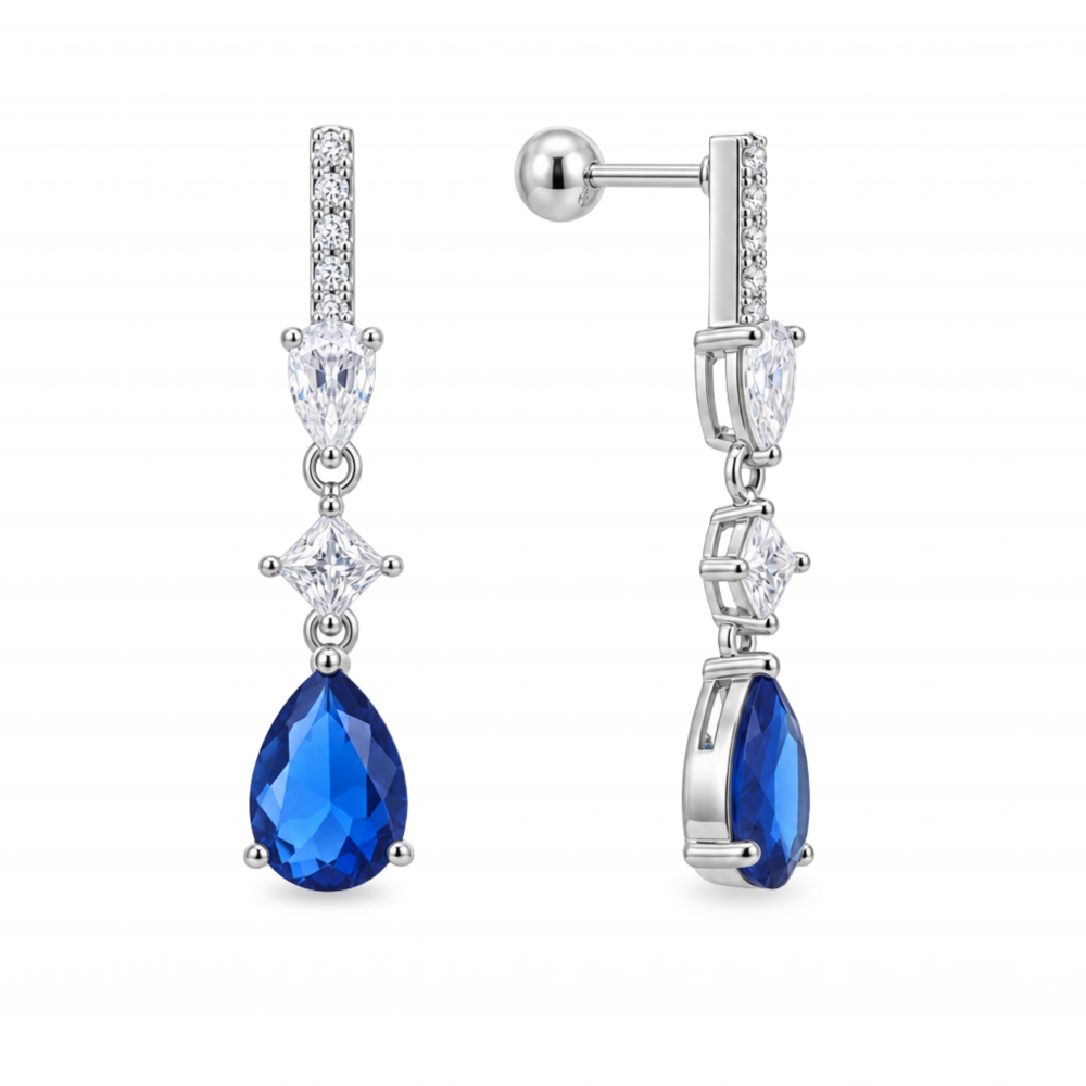 Silver earrings