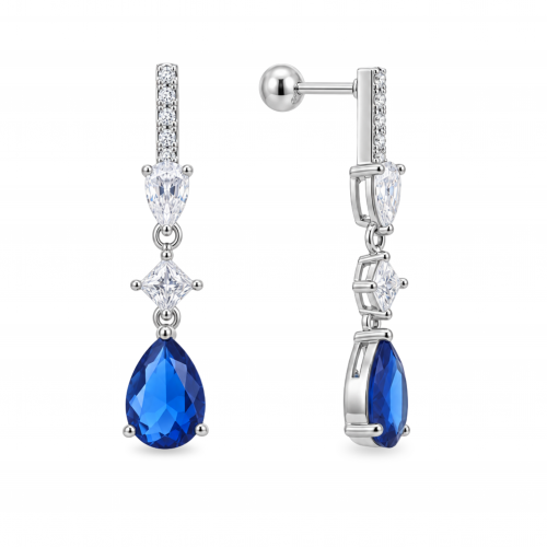 Silver earrings
