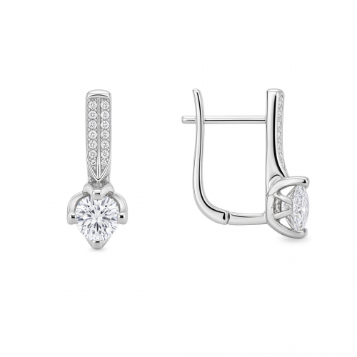 Silver earrings