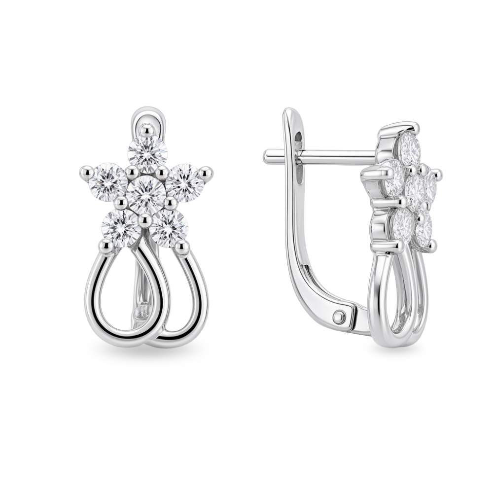 Серебряные детские серьги