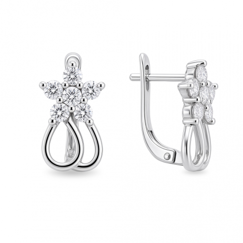 Серебряные детские серьги