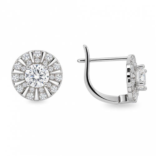 Silver earrings