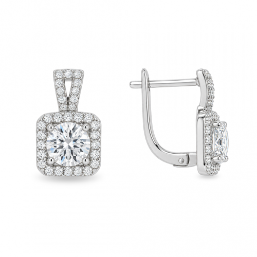 Silver earrings
