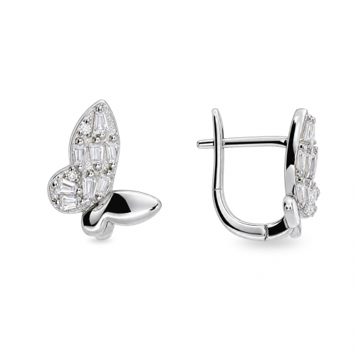 Silver earrings