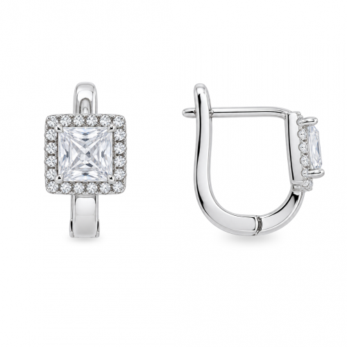Silver earrings
