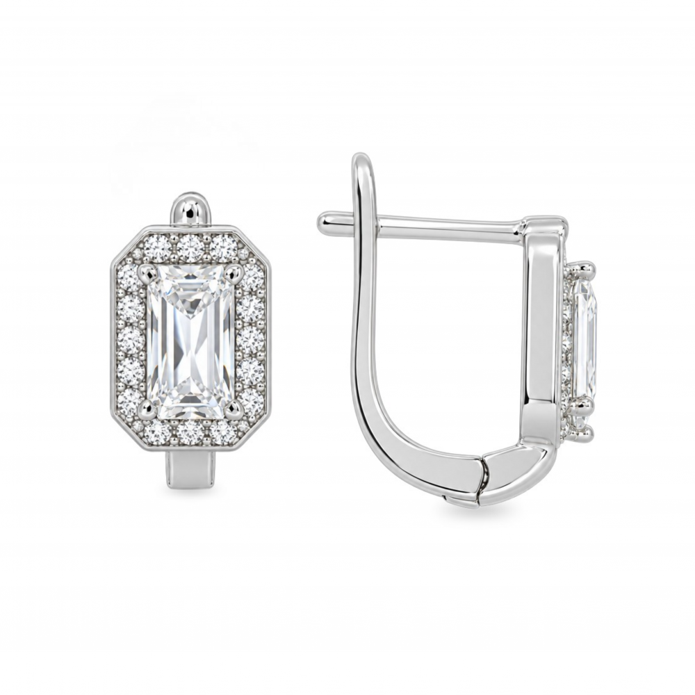 Silver earrings