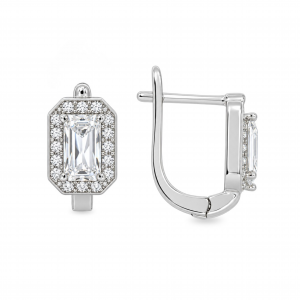 Silver earrings