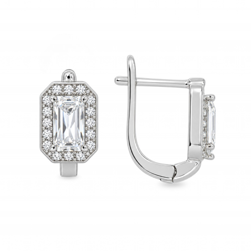 Silver earrings