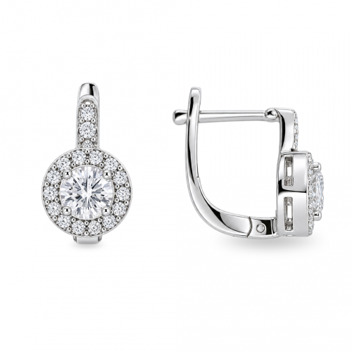 Silver earrings