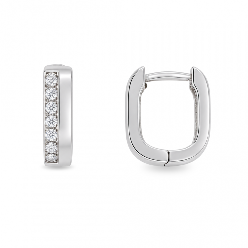 Silver earrings