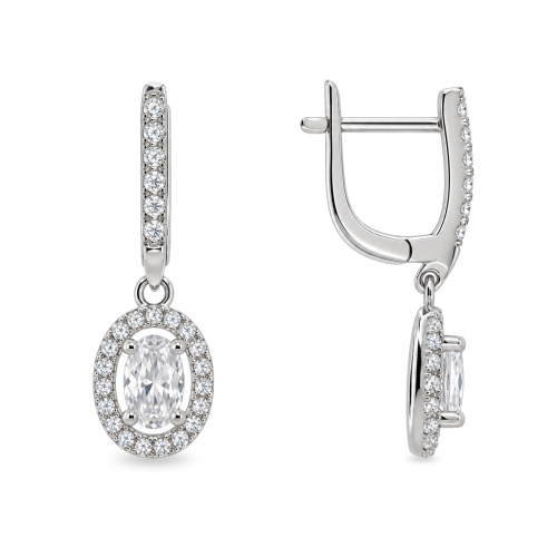 Silver earrings