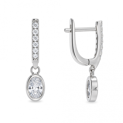 Silver earrings
