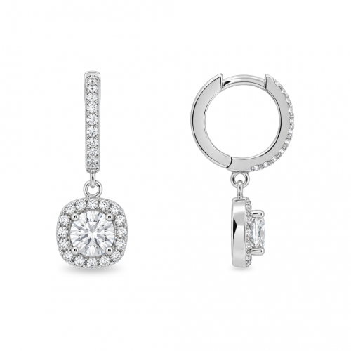 Silver earrings