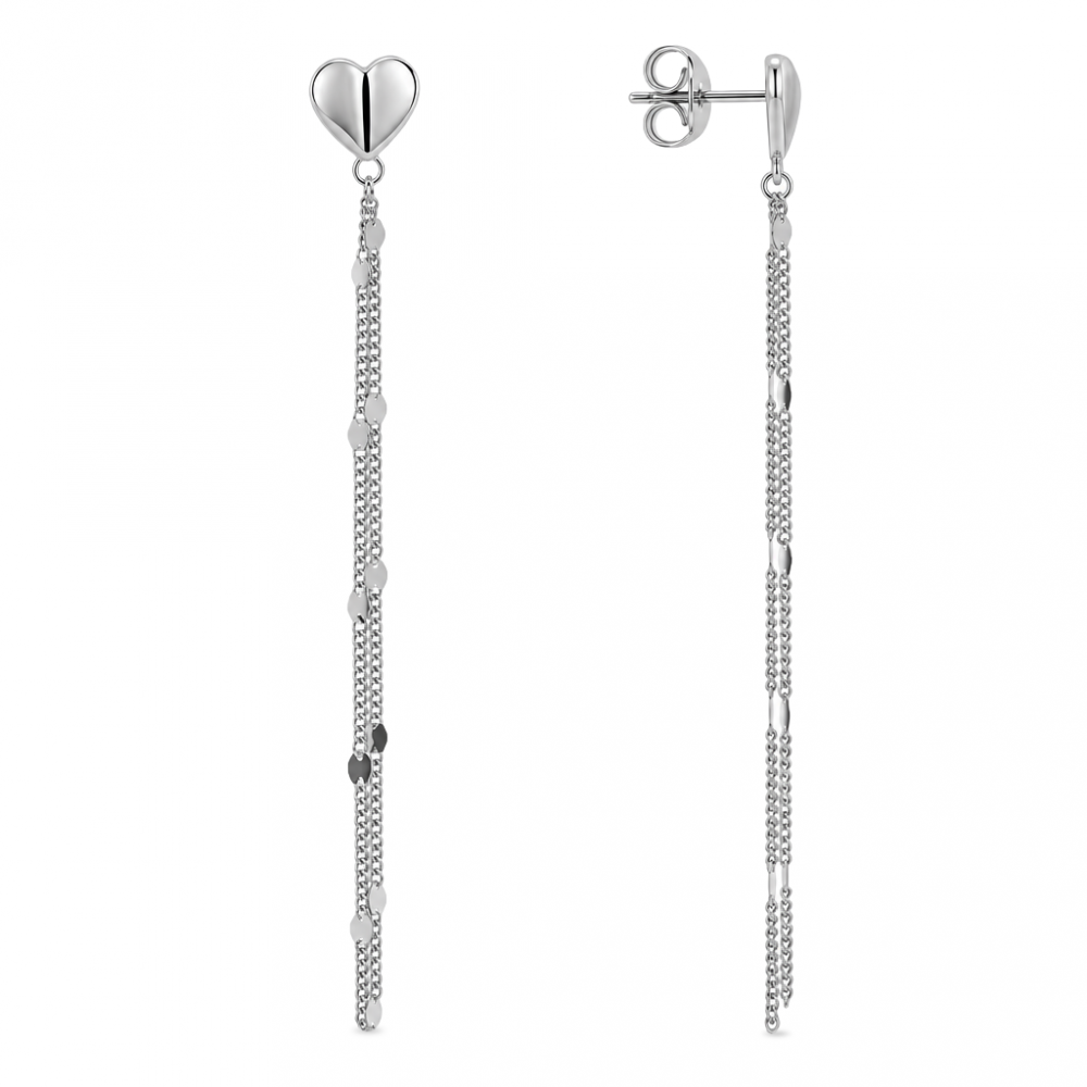 Silver earrings