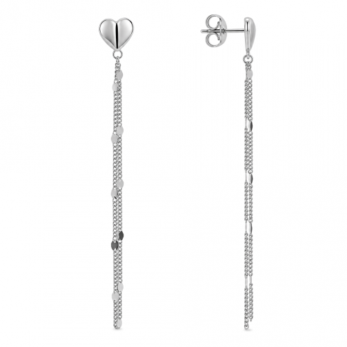 Silver earrings