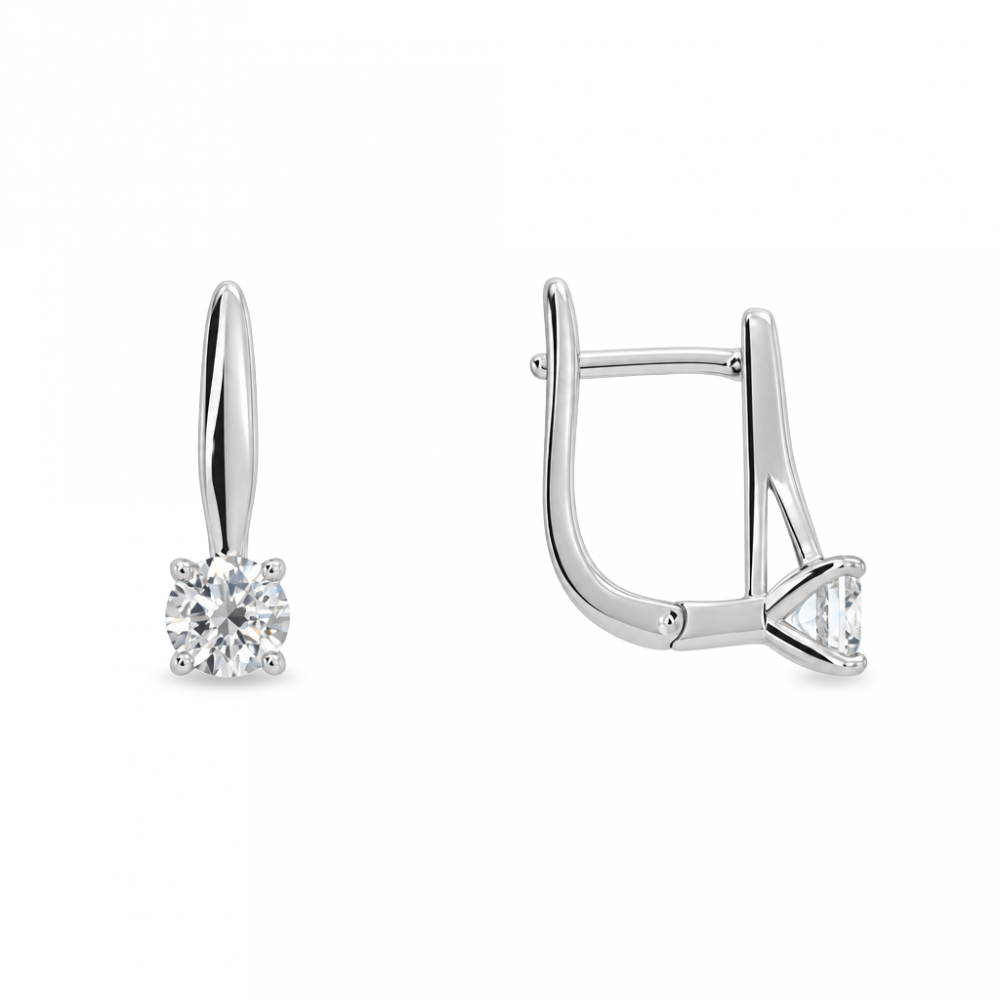 Silver earrings