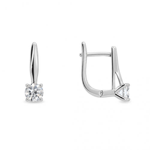 Silver earrings