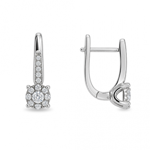 Silver earrings