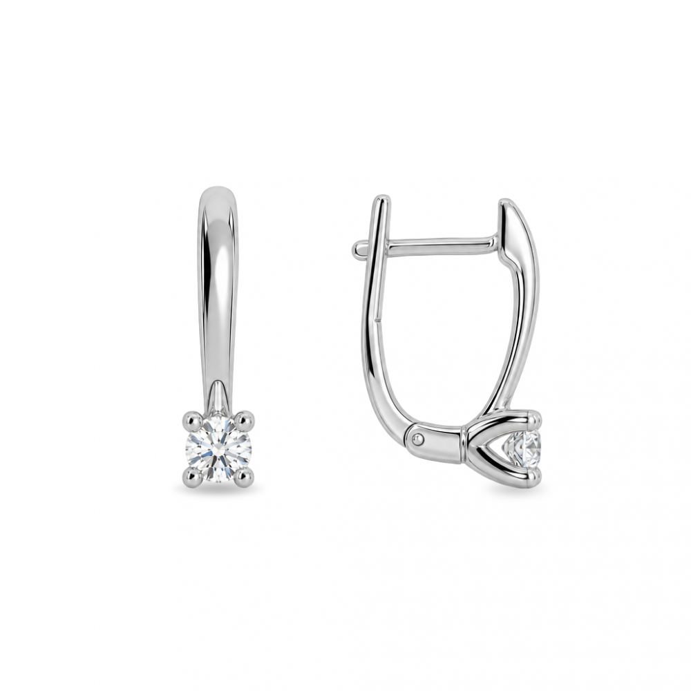 Silver earrings