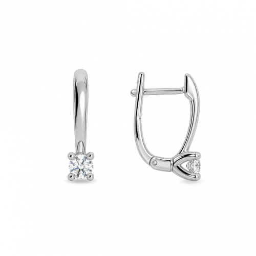 Silver earrings
