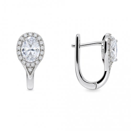 Silver earrings
