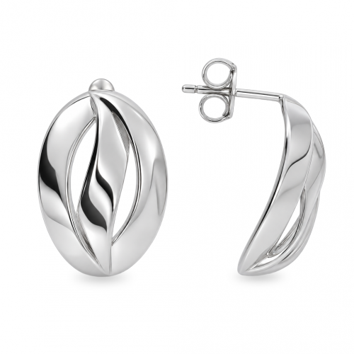 Silver earrings