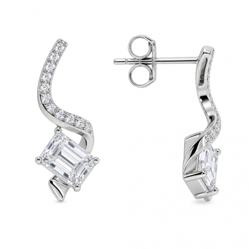 Silver earrings