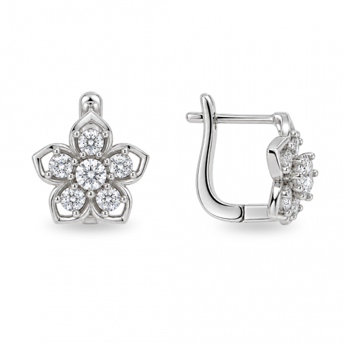 Silver earrings