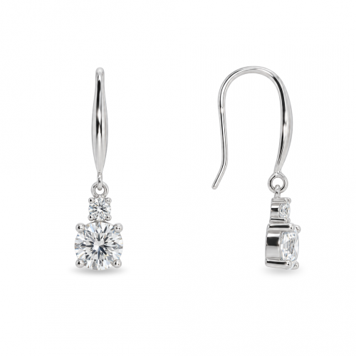 Silver earrings