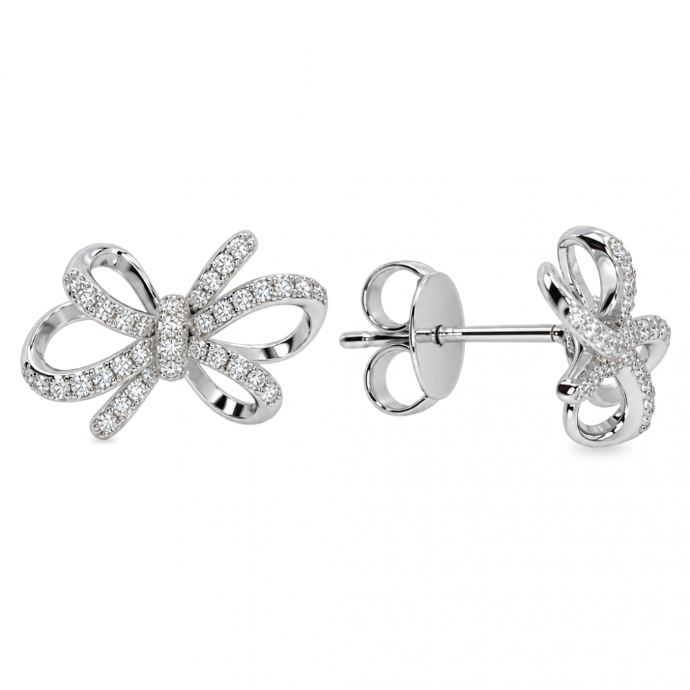 Silver earrings