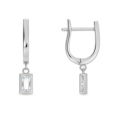 Silver earrings