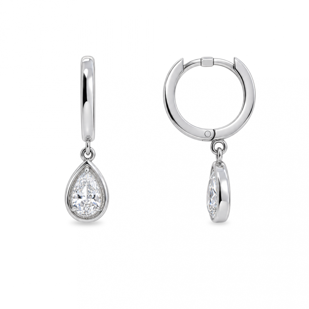 Silver earrings
