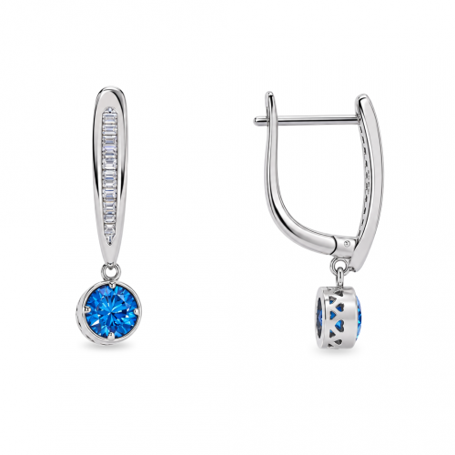 Silver earrings