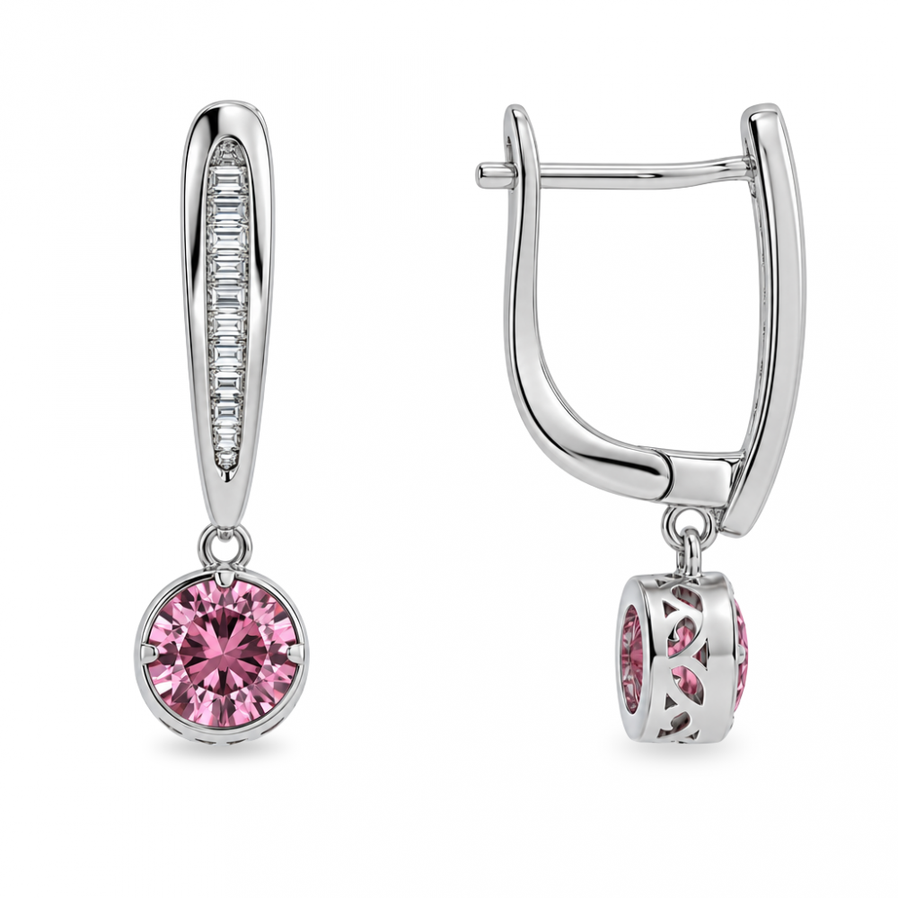 Silver earrings