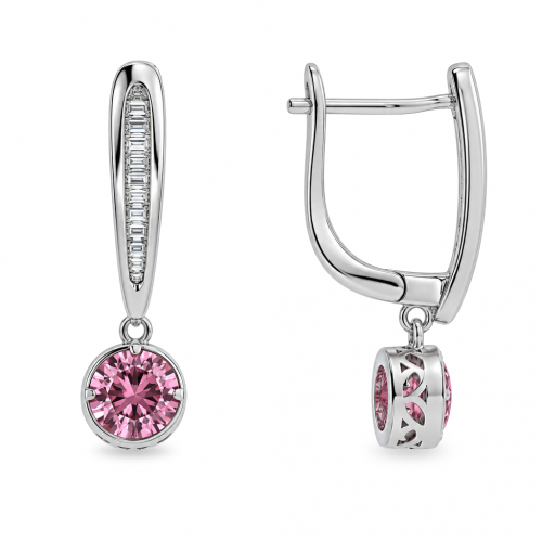Silver earrings