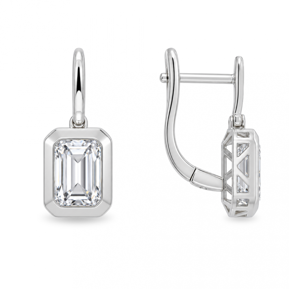 Silver earrings