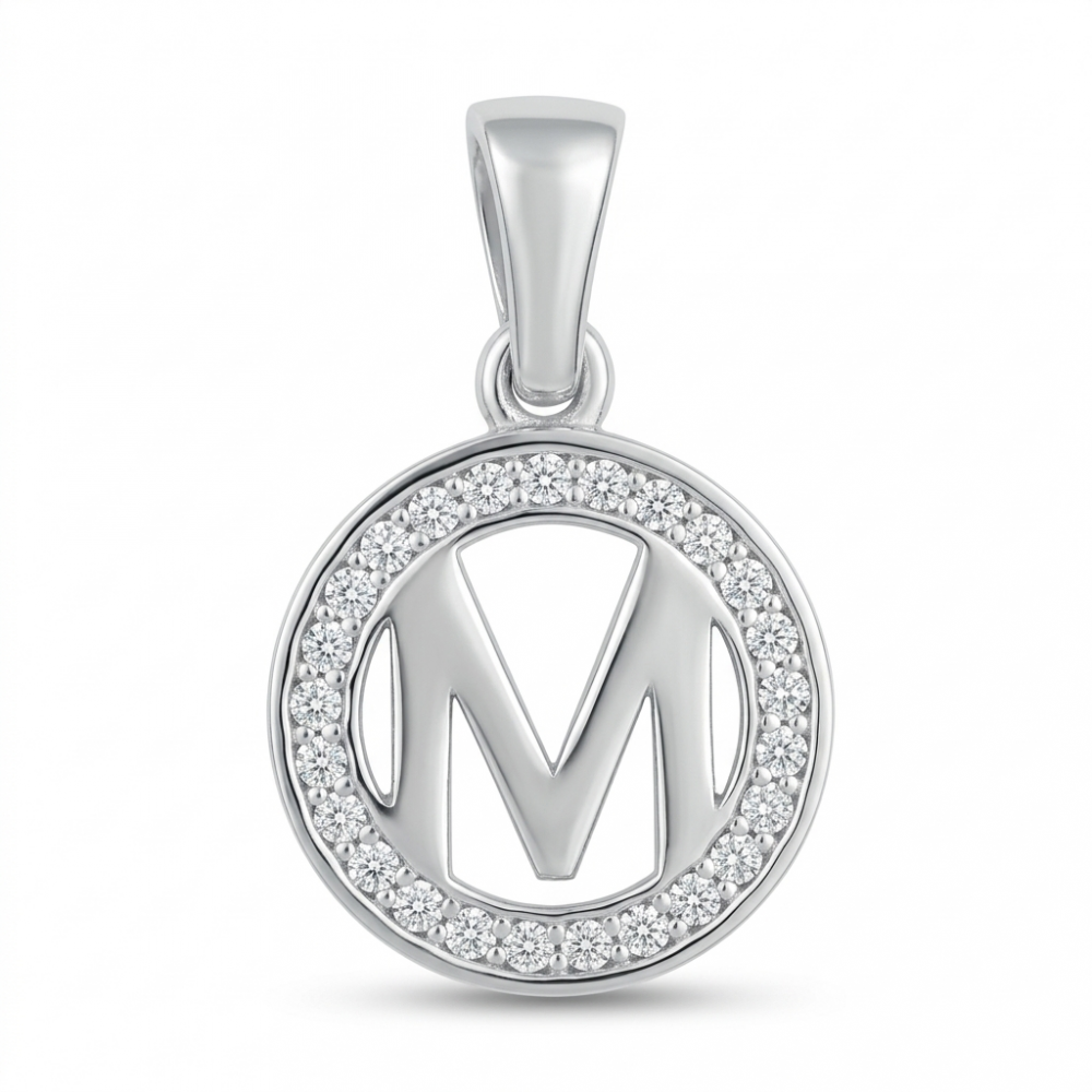 Серебряный кулон „Буква