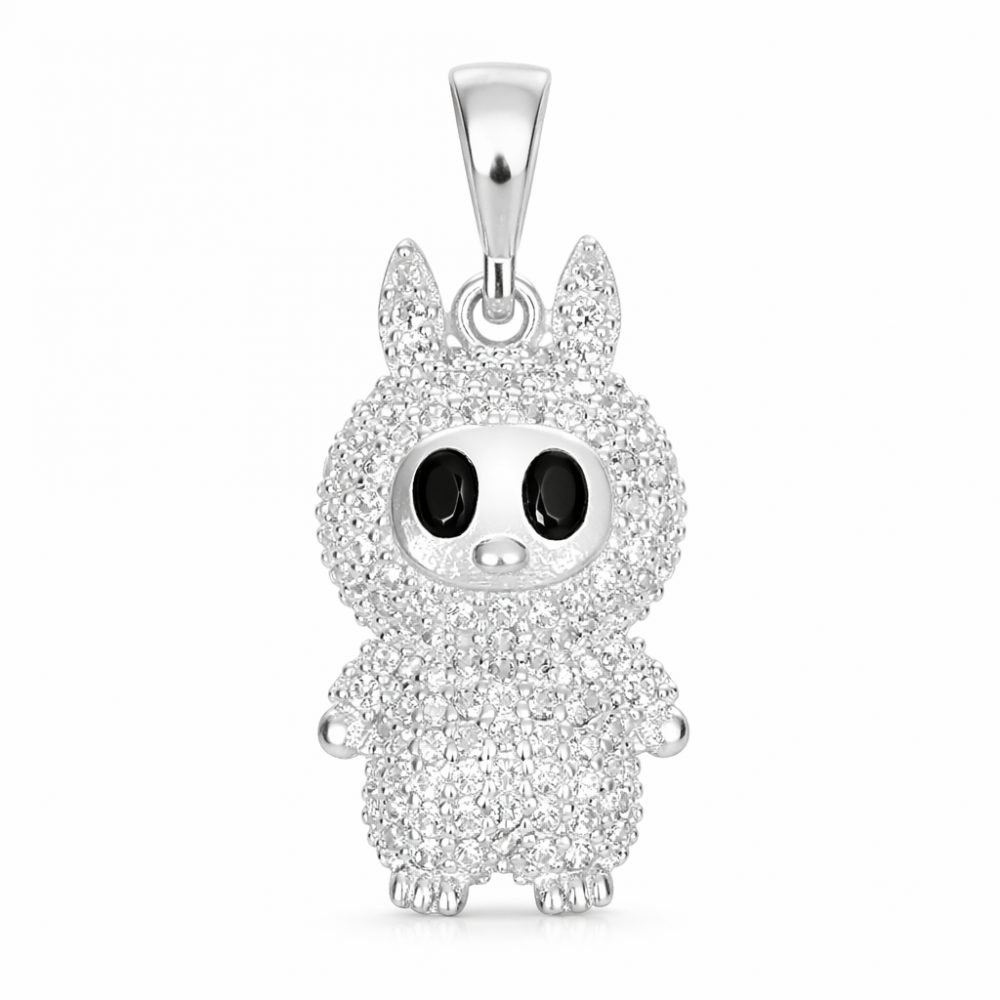 Серебряный кулон „Лабубу“