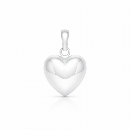 Серебряная подвеска „Сердечко
