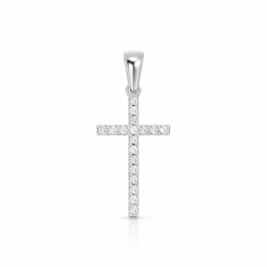 Серебряный кулон ,,Крестик