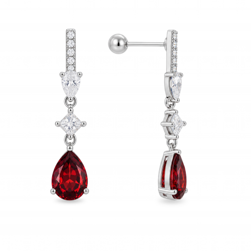 Silver earrings