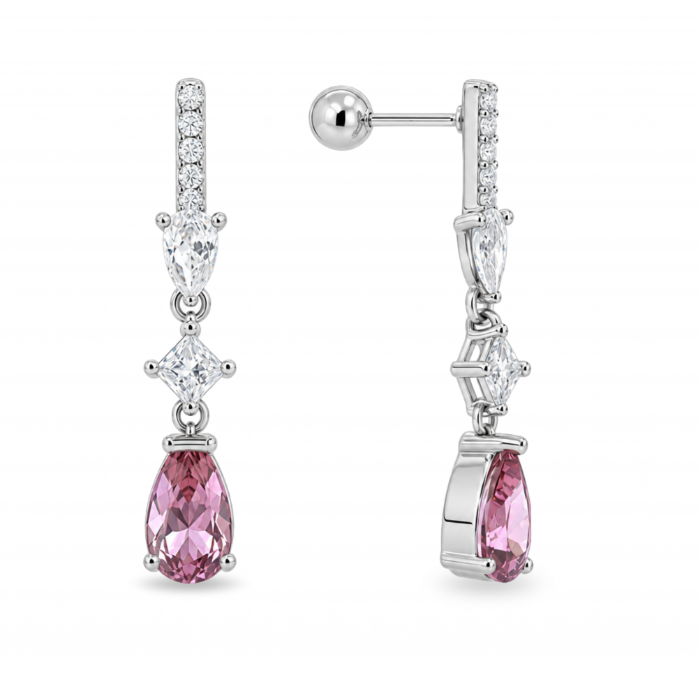Silver earrings
