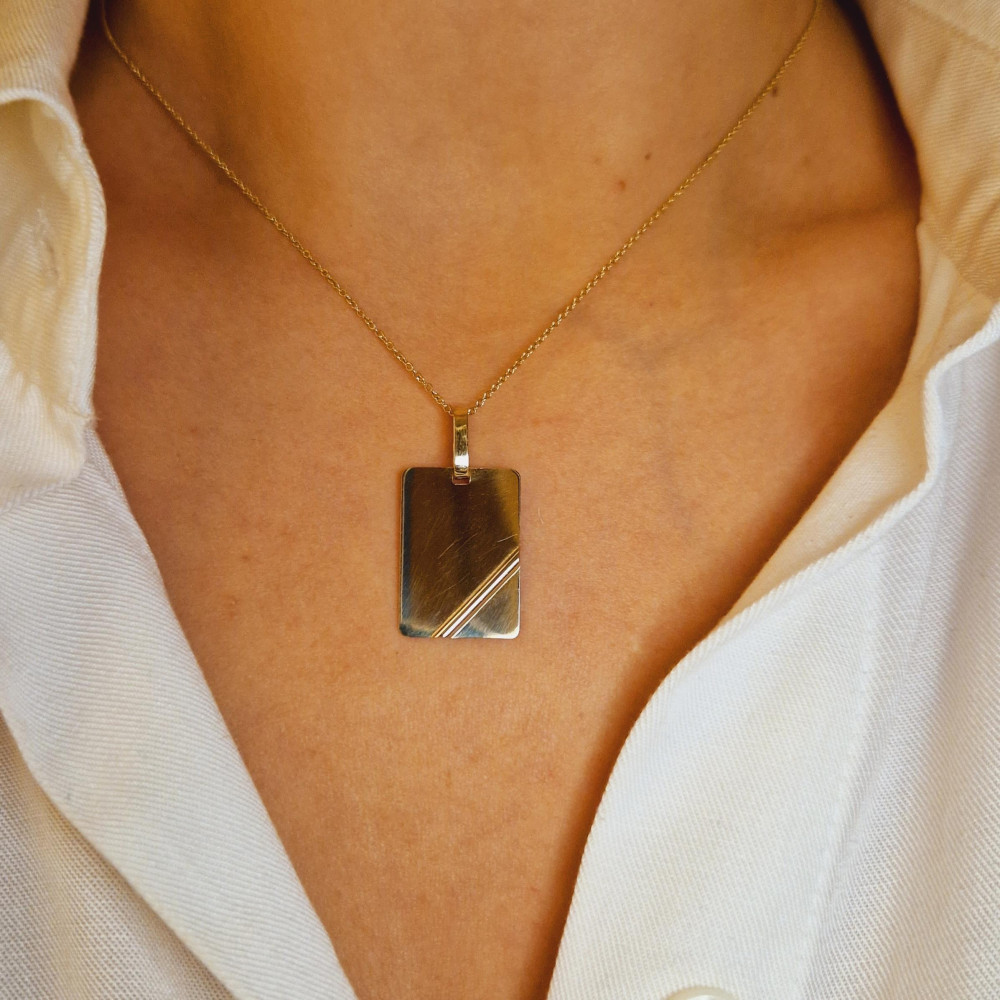 Golden pendant