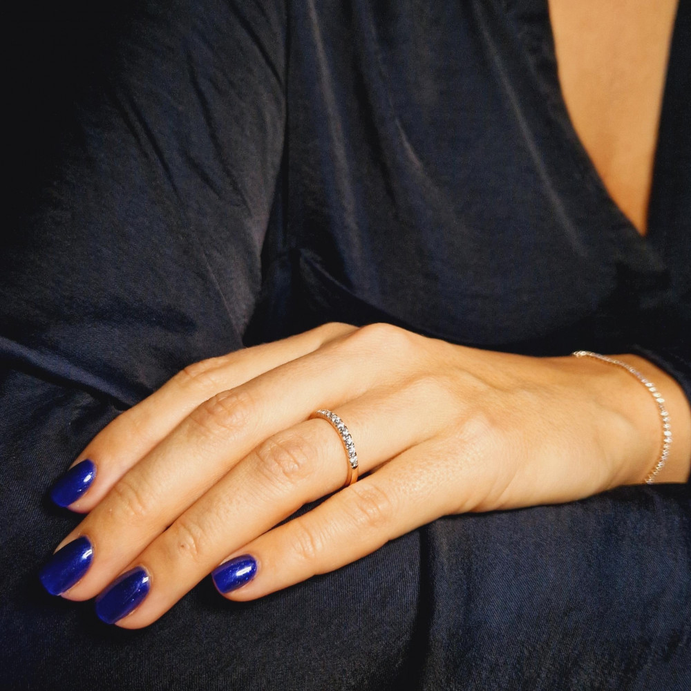 Золотое кольцо с бриллиантами