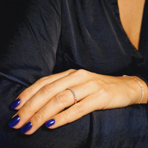 Золотое кольцо с бриллиантами